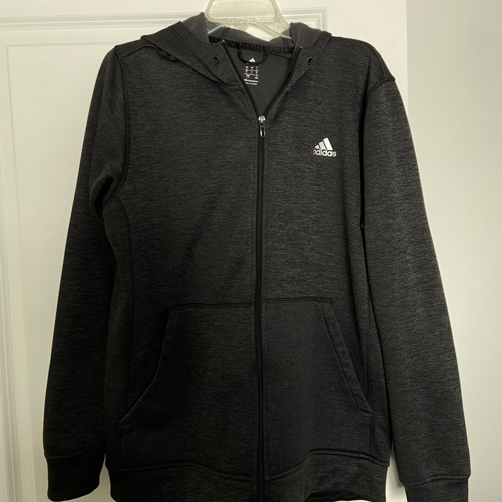 Adidas Men’s Gray Zip Up Jacket